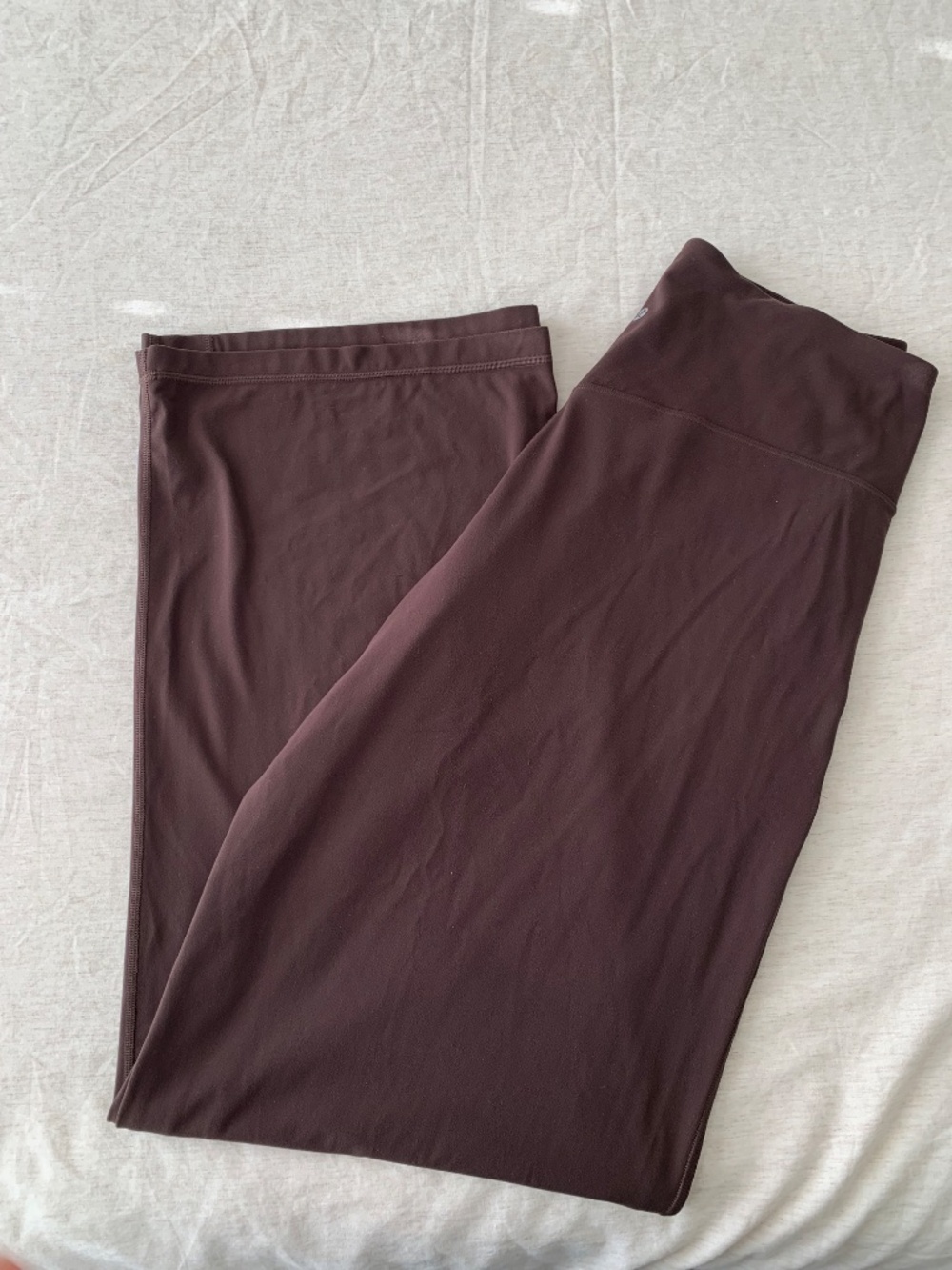 Lululemon Align Wide Leg High Rise Pant in Dark Brown size 14 Tall
